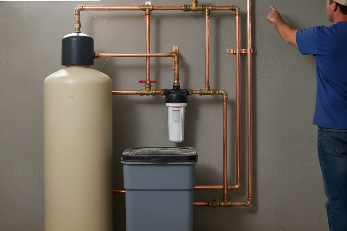 Whole-house water treatment system installed in New Bern